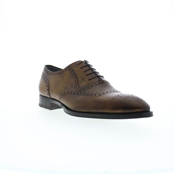 Di Bianco Mens SBP940 Brown Shoes (NWT) - Picture 2 of 7